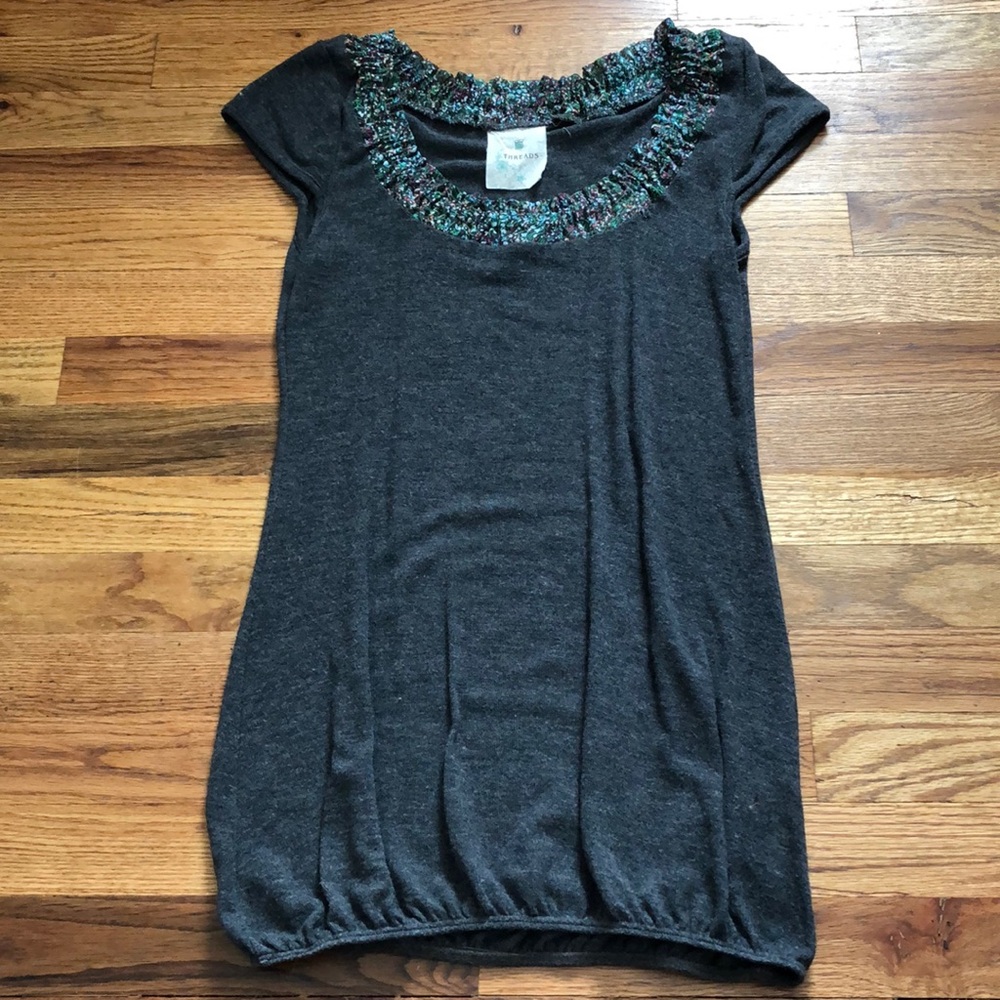 Threads floral collar shirt
